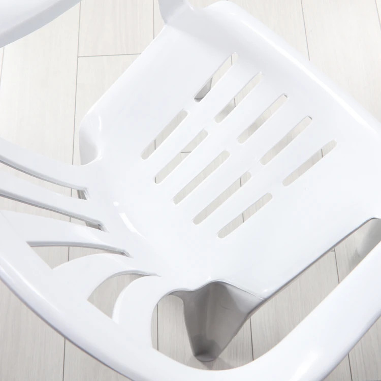 Palmiye plastik sandalye (beyaz)