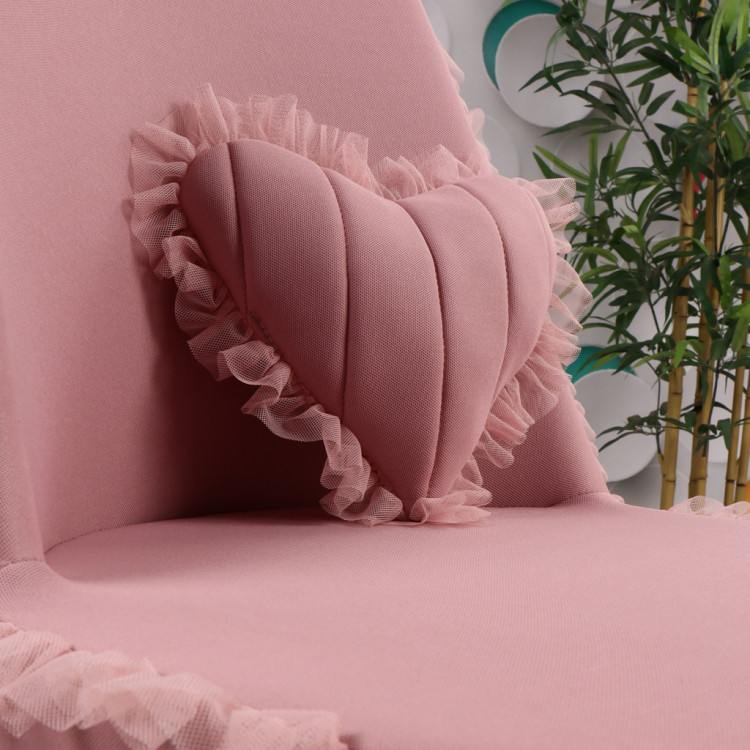 Yeji Çalışma Koltuğu  (Pembe Kumaş)