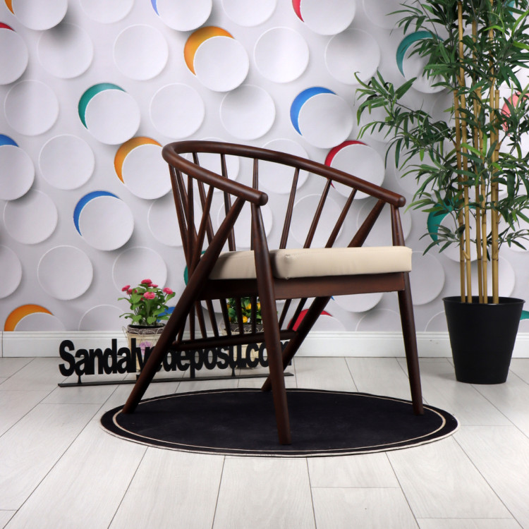 Bonila Minderli Ahşap Sandalye
