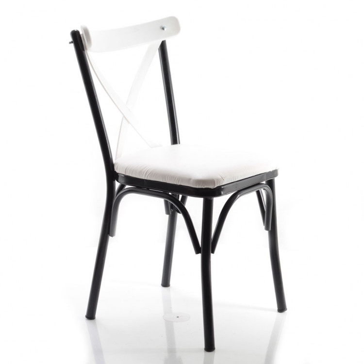 Paris Thonet Metal Sandalye Beyaz