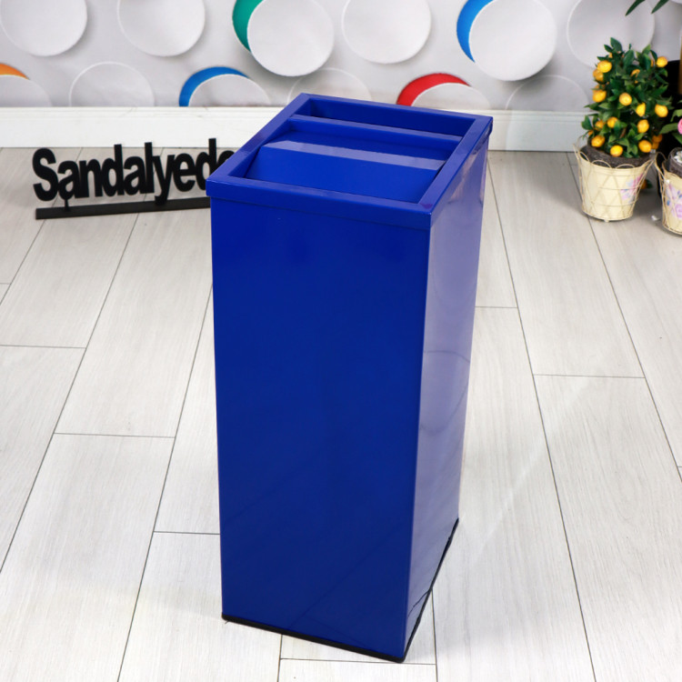 Küllüklü Çatı Kapaklı Çöp Kovası 45 Lt