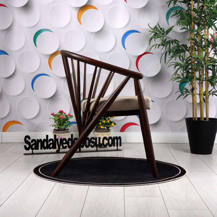 Bonila Minderli Ahşap Sandalye