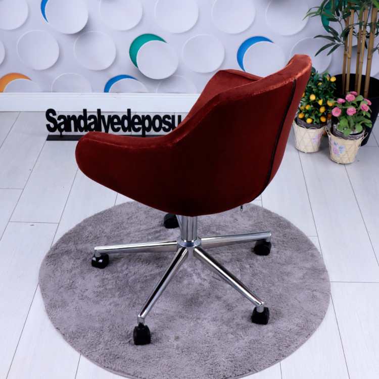Focus Krom Ayaklı Çalışma Koltuğu Alaska 07 Kumaş