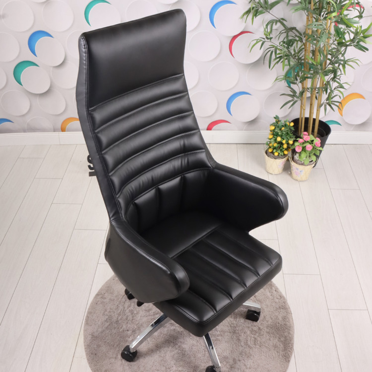 Lady Müdür Ve Yönetici Koltuğu Siyah Deri ( Özel üretim)