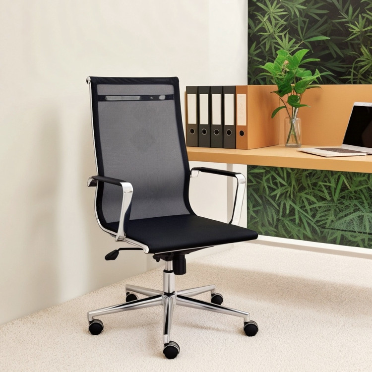 Fulkrum fileli müdür koltuğu siyah