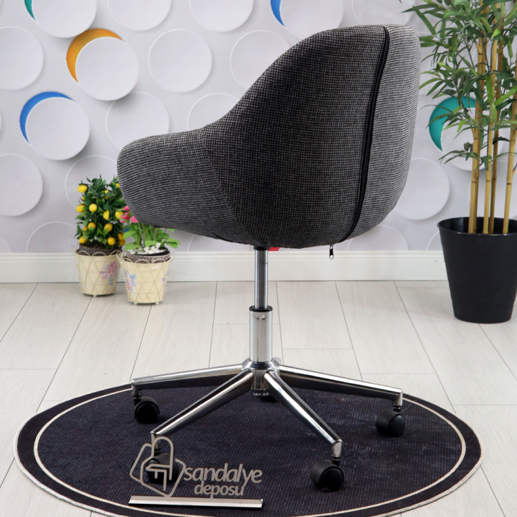 Lopes Krom Yıldız Ayaklı Çalışma Koltuğu ( Lara 307 )