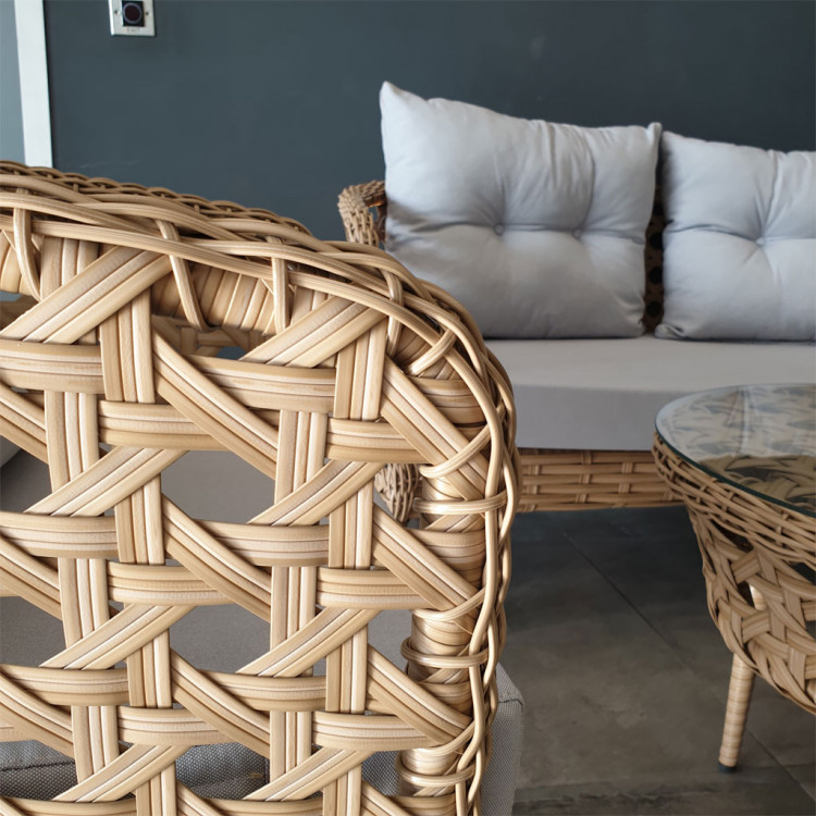 Vintage Rattan Oturma Grubu