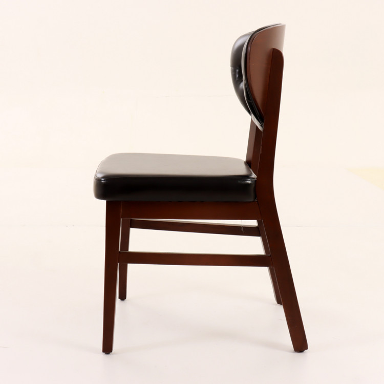 Avşa Ahşap Ahşap Sandalye Kapitone (Kelebek)