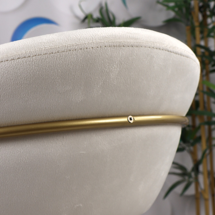 Mosley Eskitme Gold Metal Sandalye