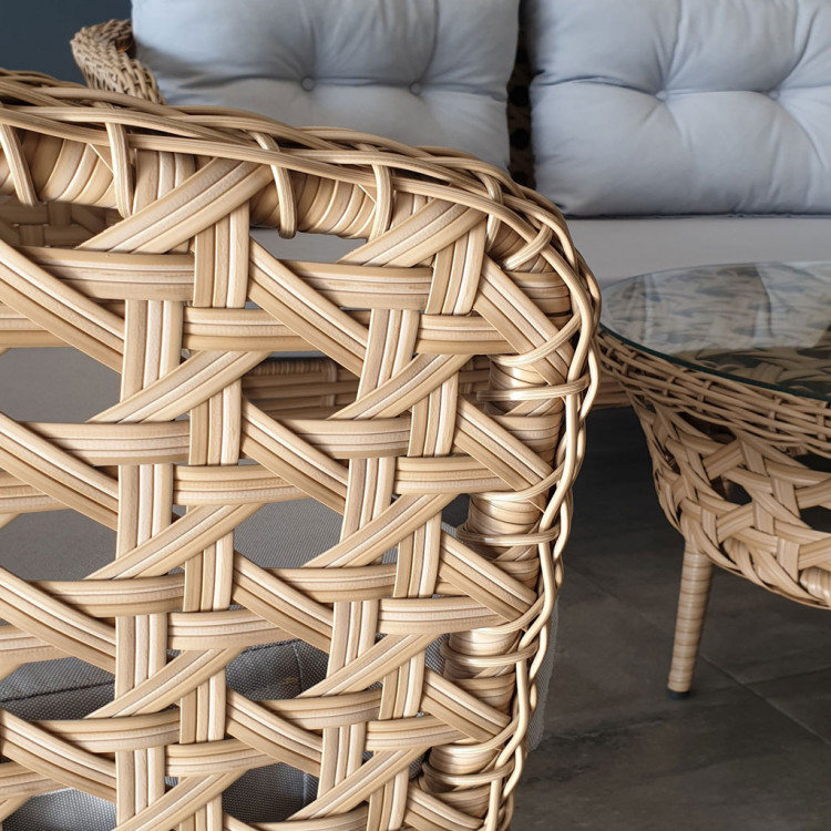 Vintage Rattan Oturma Grubu