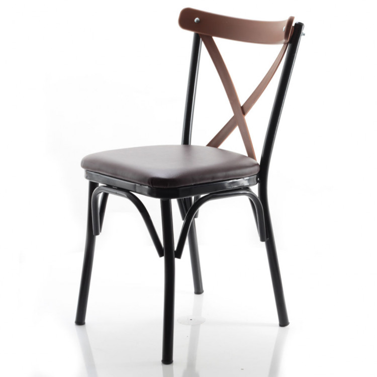 Paris Thonet Metal Sandalye Kahve