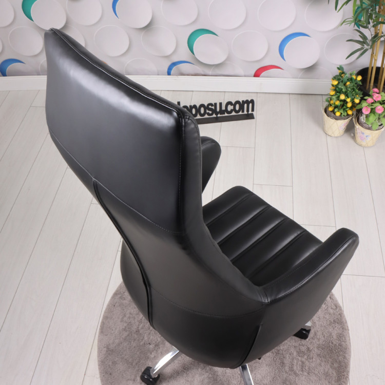 Lady Müdür Ve Yönetici Koltuğu Siyah Deri ( Özel üretim)