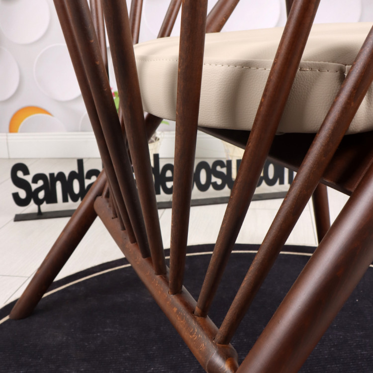 Bonila Minderli Ahşap Sandalye