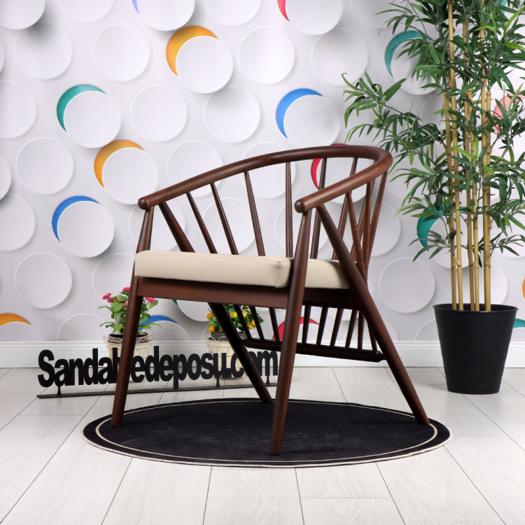 Bonila Minderli Ahşap Sandalye