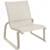 Skay Armless Rattan Chair Sand Grey