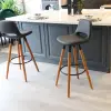 Rasko Bar Stool with Fixed Legs Black