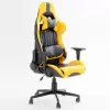Driver Fixed Arm Gaming Chair Yellow