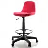 Gabriel Plastic Leg Bar Chair (Fabric 442)