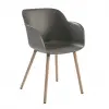 Shell Wooden Leg Chair