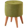 Round Petro Pouf Natural