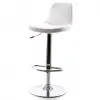 Gabriel Bar Chair (White Leather)