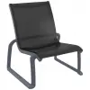 Skay Armless Rattan Chair Anthracite