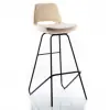 Rasko Eiffel black legged bar chair 75 h (Leather 15)
