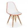 Eos Metal Gold Plated Wooden Chair 10