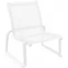 Skay Armless Rattan Chair White