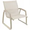 Skay Rattan Chair with Arms Sand Grey
