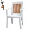 Maldive Plastic Chair with Arms White