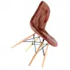 Aymes wooden chair with rod legs