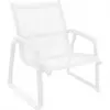 Skay Rattan Chair with Arms White