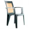 Maldive Plastic Chair with Arms Green